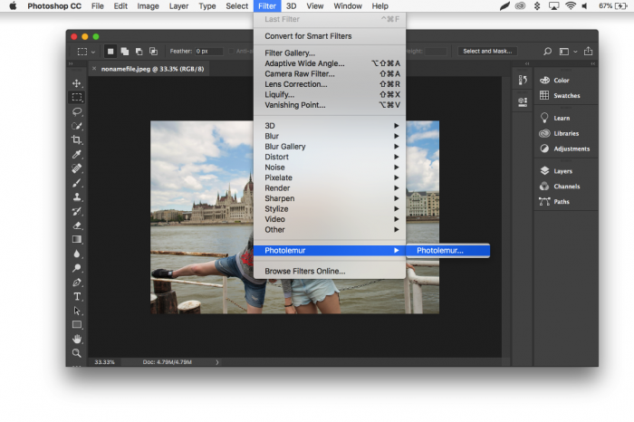 install filter forge photoshop plugin on mac