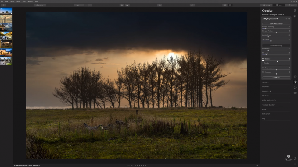 Beautiful Sky Edit software download and try for free Photolemur